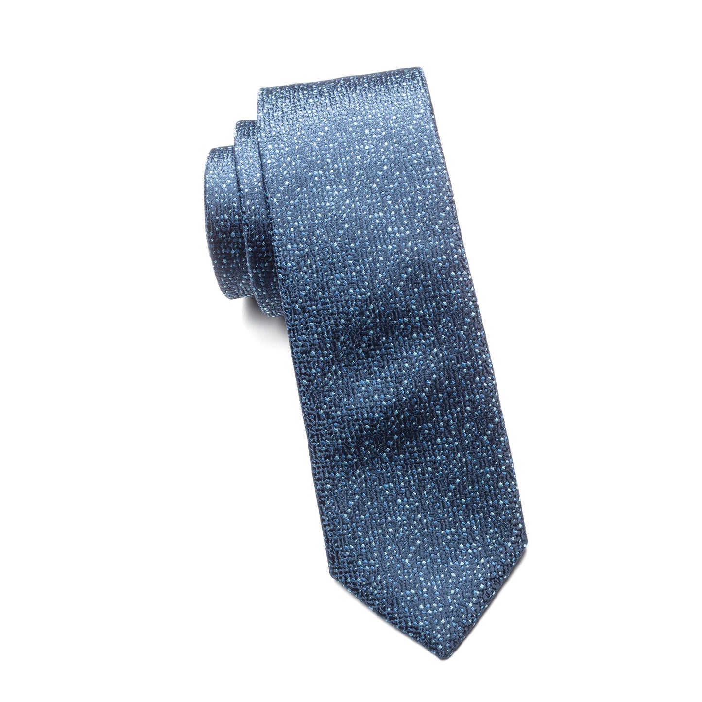 Boys Cache Tie – Denim Shimmer