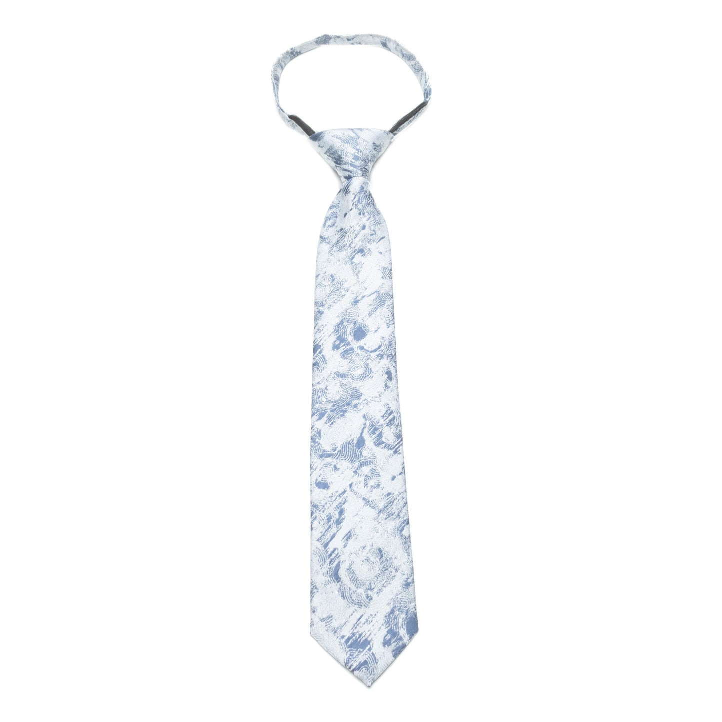 Boys Zipper Tie – Cloud Swirl