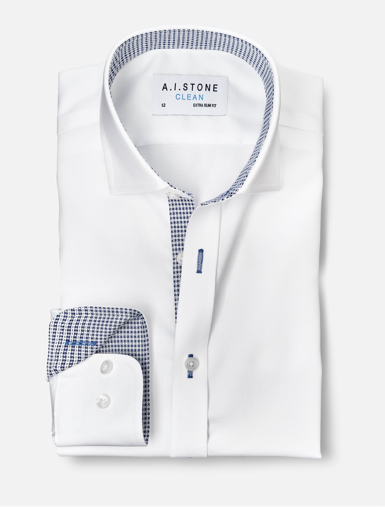 cutaway collar dress shirts CLEAN Boys Twill NON IRON Cutaway Collar Shirt Long Sleeves with Mini – A . I . S T O N E