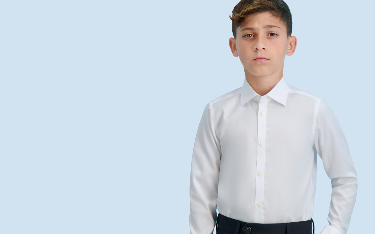 Boys Best White Shirt