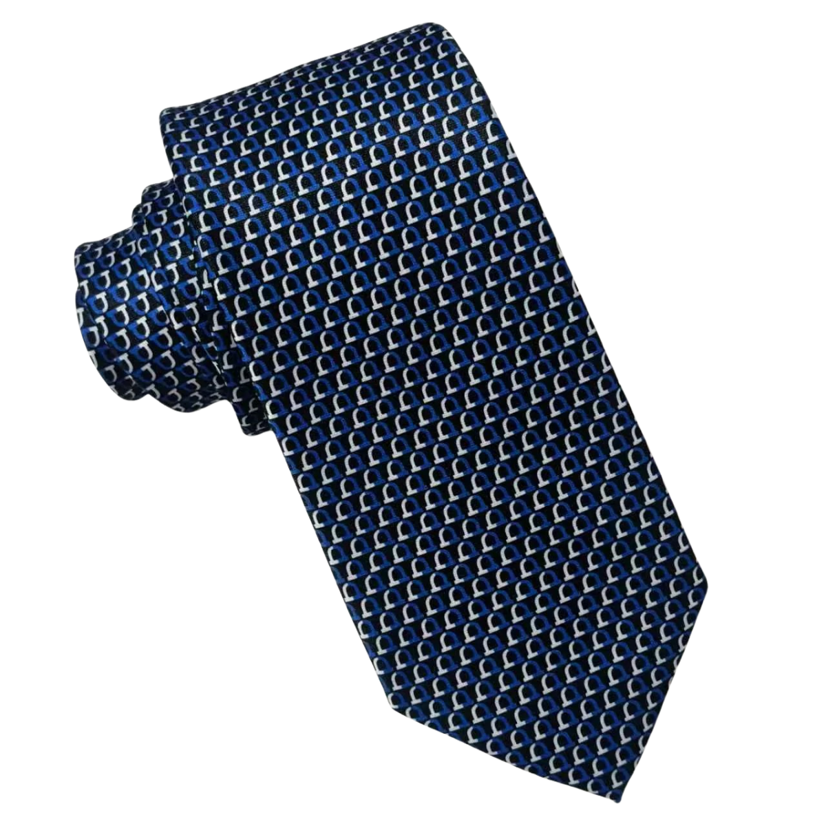 Boys Cache Tie – Midnight Plume