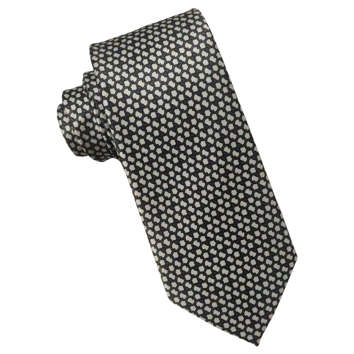 Mens Aurelio & Co Tie – Platinum Weave