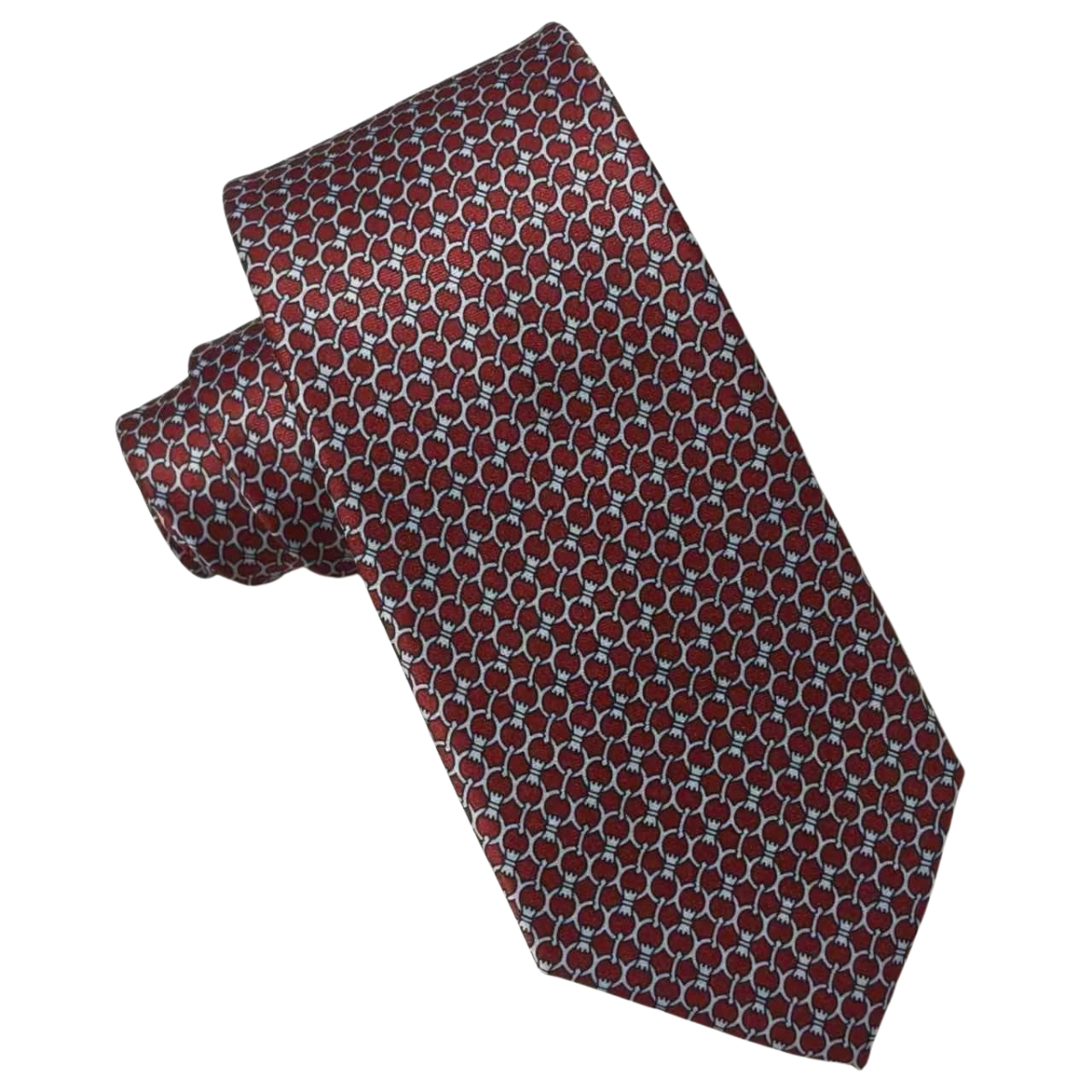 Mens Aurelio & Co Tie – Crimson Weave