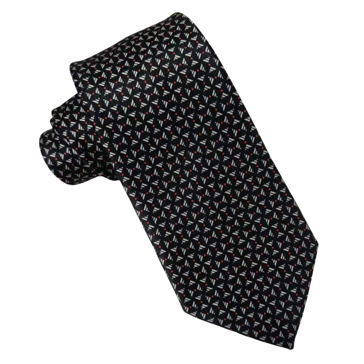 Mens Aurelio & Co Tie – Onyx Trellis