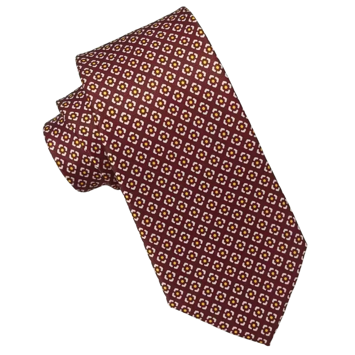 Mens Aurelio & Co Tie – Crimson Foulard