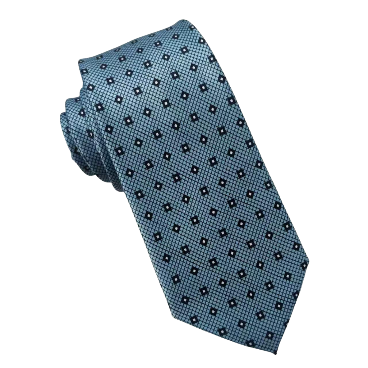 Mens Aurelio & Co Tie – Powder Emblem