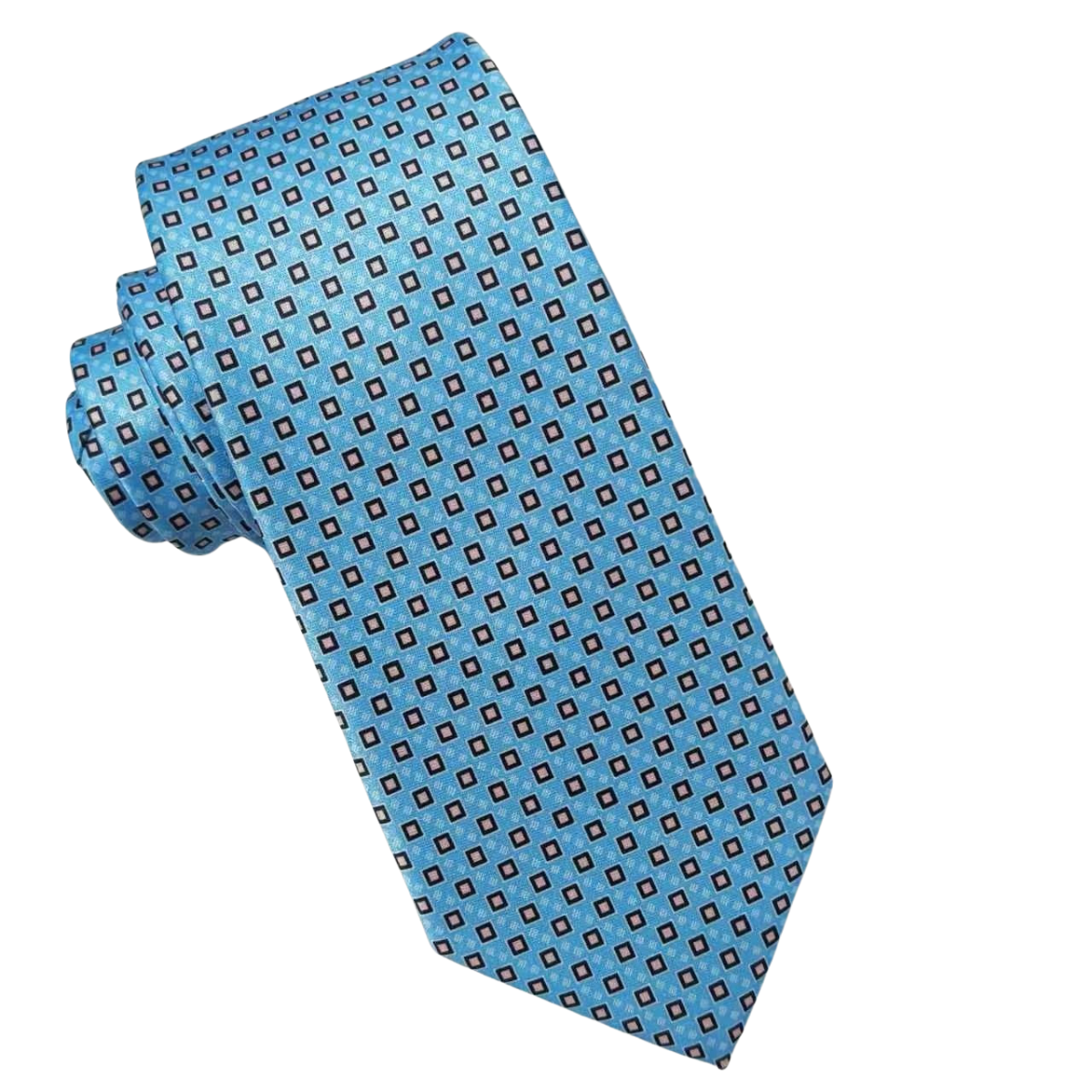 Mens Aurelio & Co Tie – Powder Mosaic