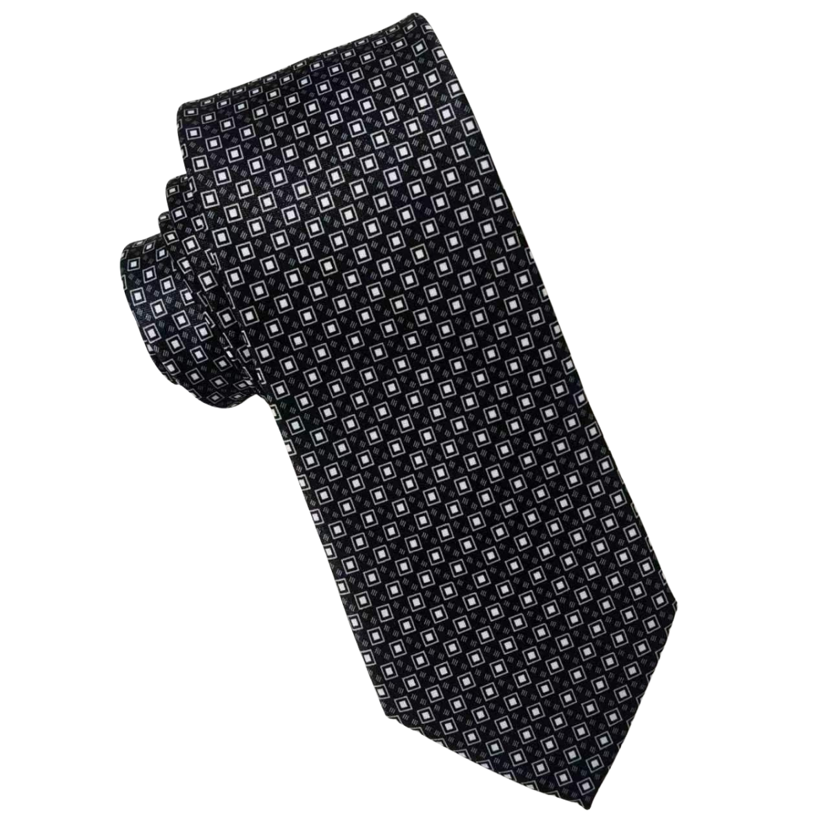 Mens Aurelio & Co Tie – Onyx Mosaic
