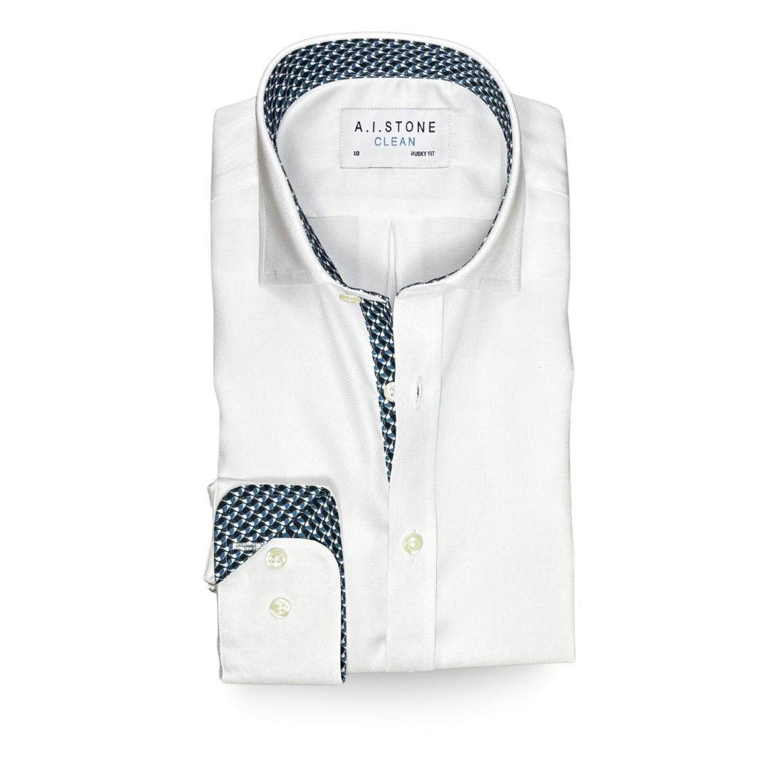 CLEAN Boys Long Sleeves Contrast Shirt - Style 5