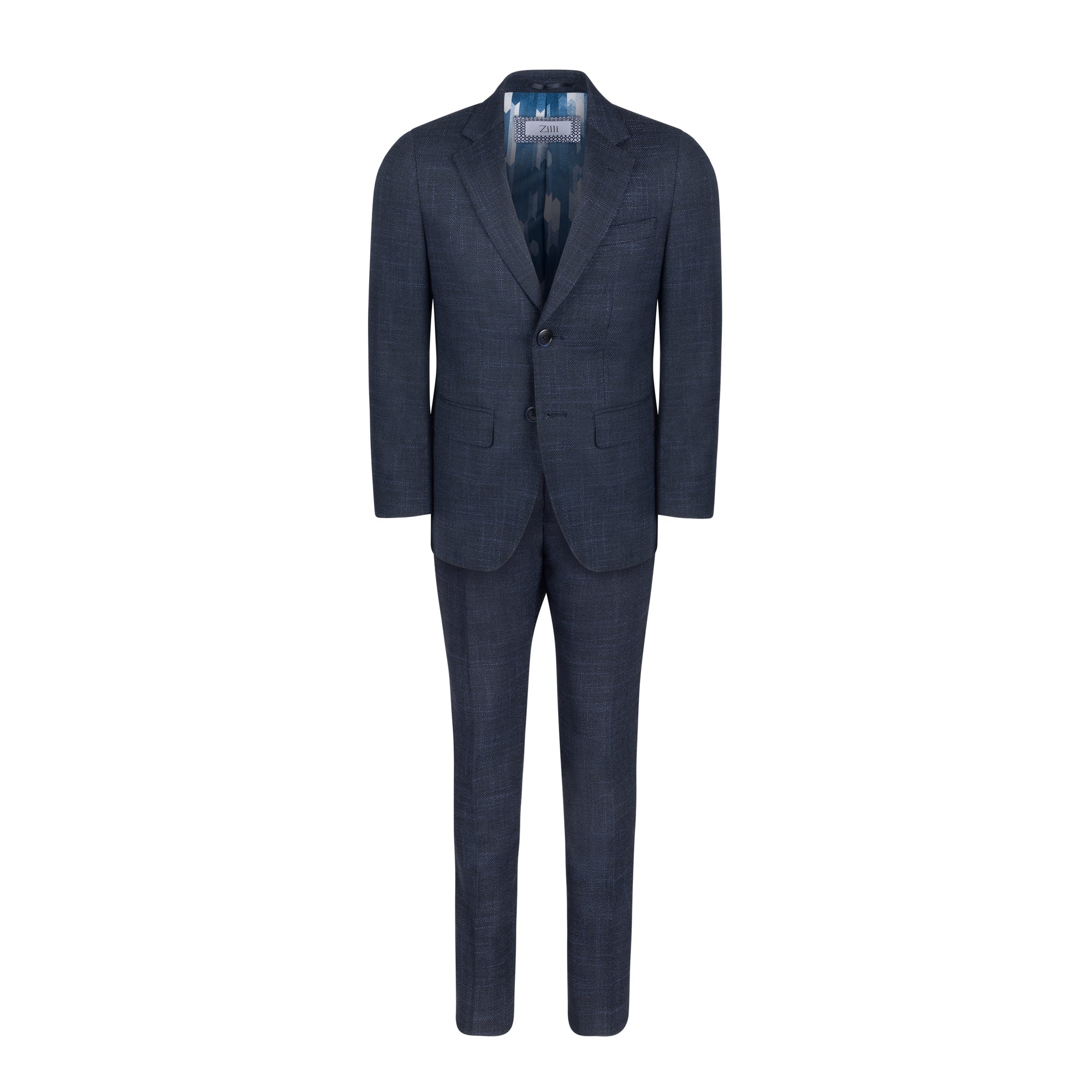 Zilli Suits Boys Zilli Suit Navy Weave – A . I . S T O N E