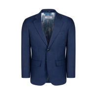 Boys Zilli Suit Classic Blue Textured