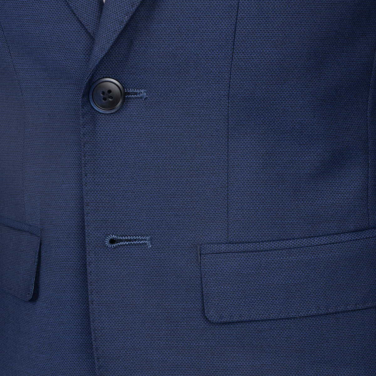 Boys Zilli Suit Classic Blue Textured