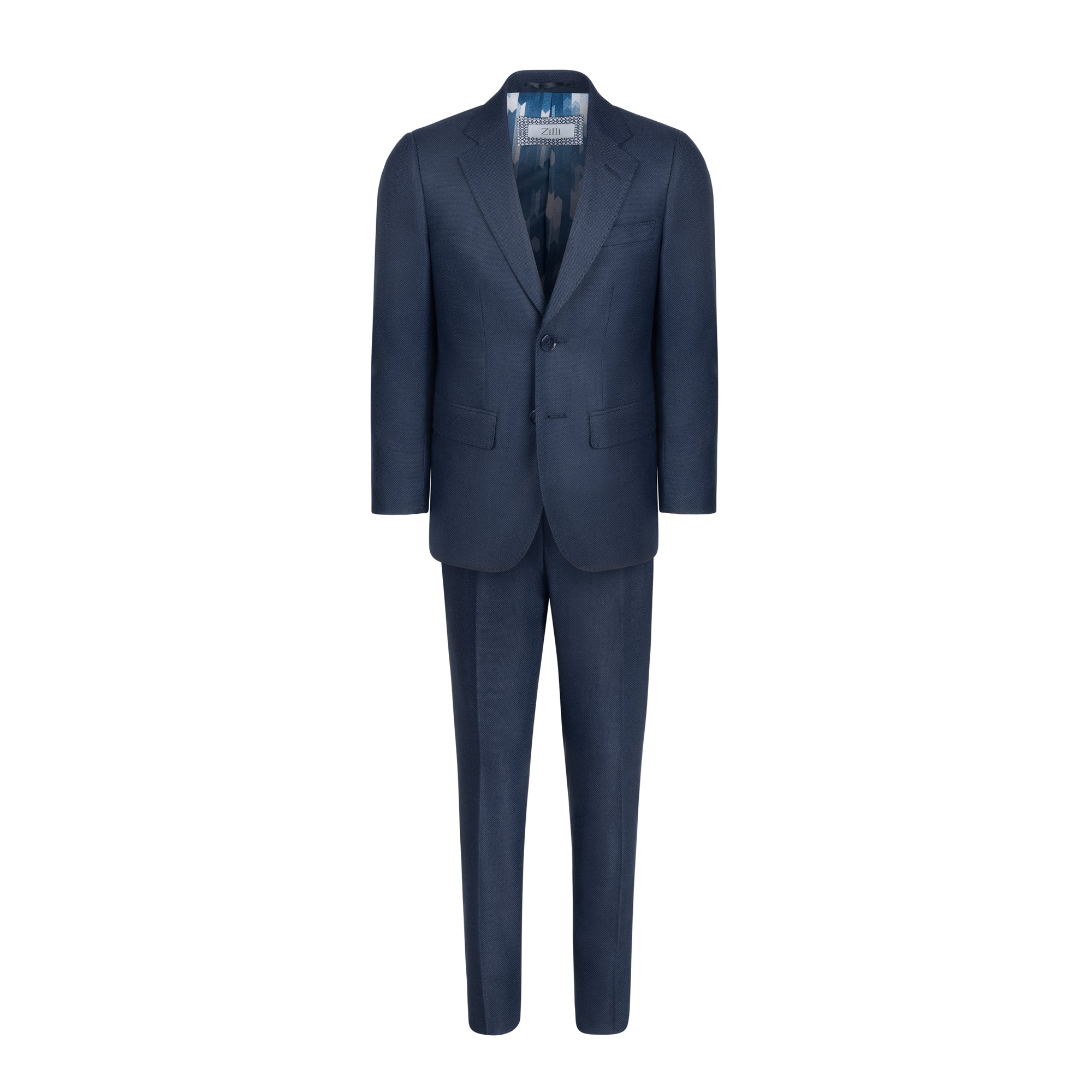 Zilli Suits Boys Zilli Suit Navy Birdseye – A . I . S T O N E