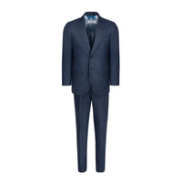 Boys Zilli Suit Navy Birdseye
