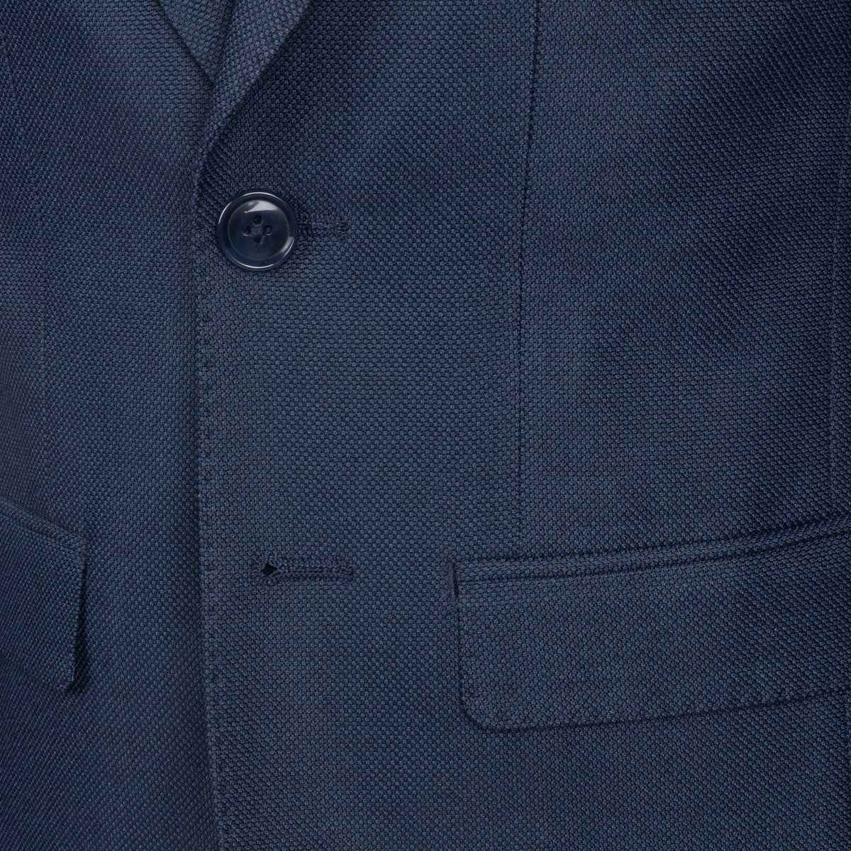 Boys Zilli Suit Navy Birdseye