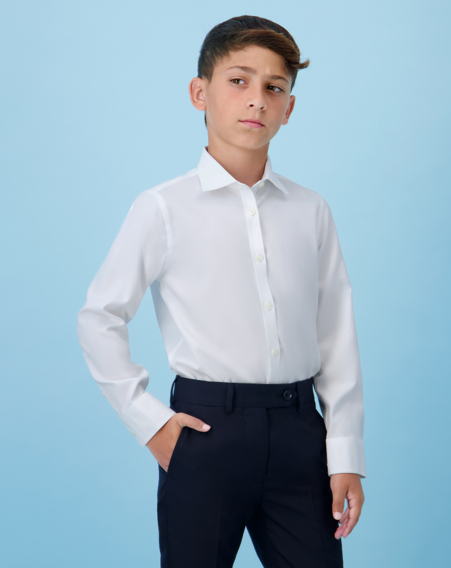 Boys Twill Clean Chassidish Shirt