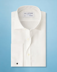 Clean Boys Dobby Cutaway Collar French Cuff