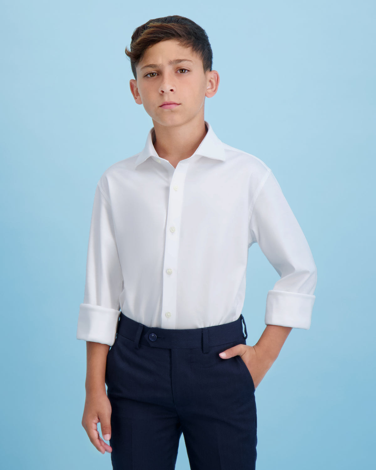 Boys Cloud Stretch Knit Performance Stretch Shirt