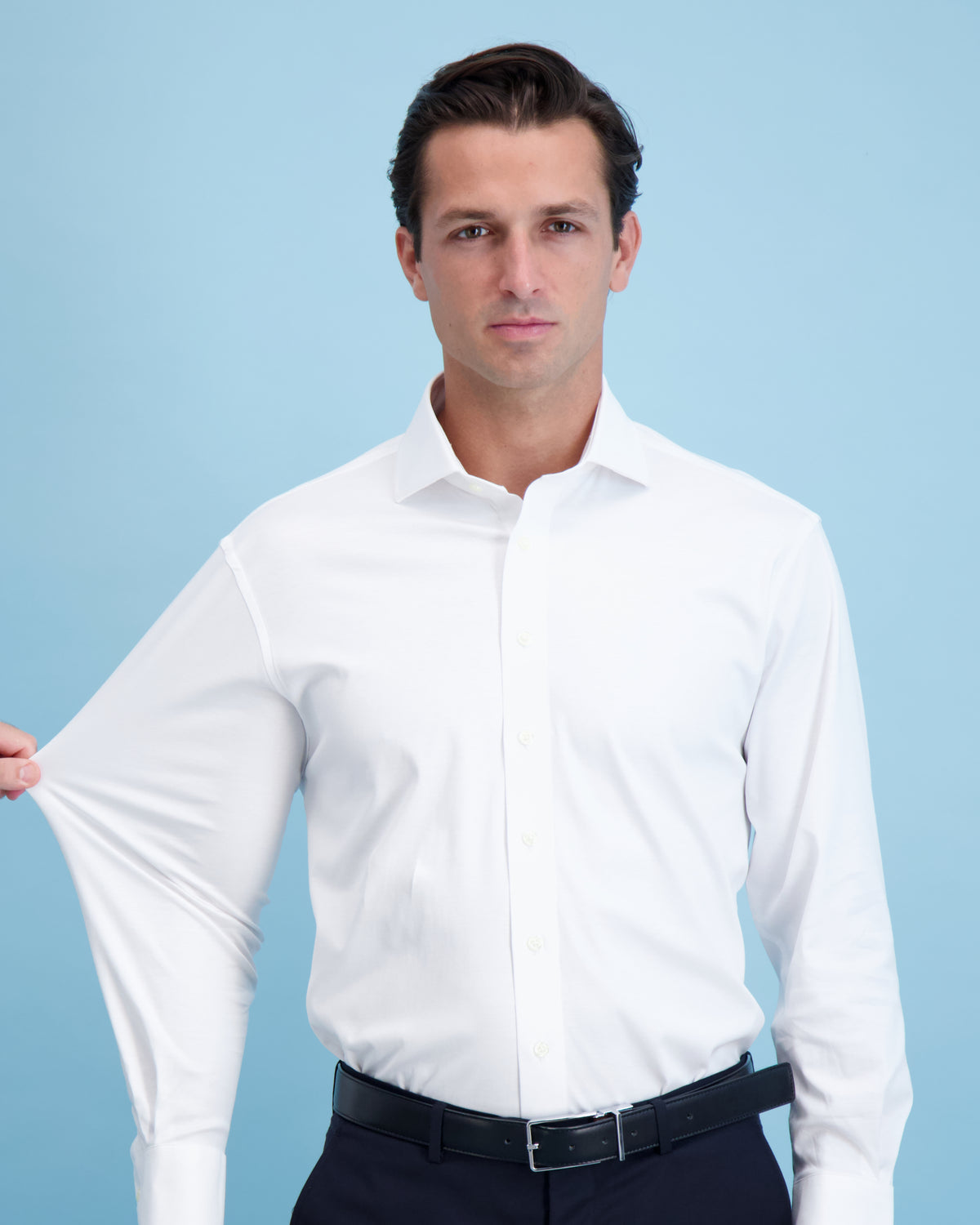 Mens Cloud Stretch Knit Performance Stretch Shirt