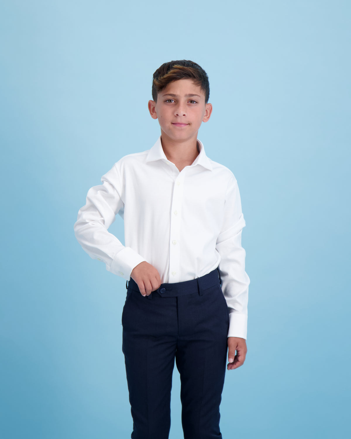 Boys Cloud Stretch Knit Performance Stretch Shirt
