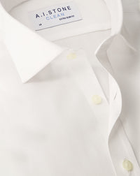 CLEAN Boys Pinpoint NON IRON Cutaway Collar Long Sleeves