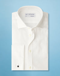 Boys Pinpoint NON IRON Cutaway Collar French Cuff