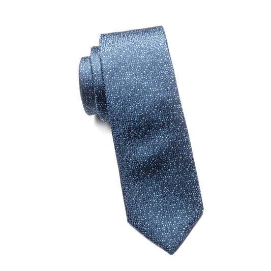 Boys Cache Tie – Denim Shimmer