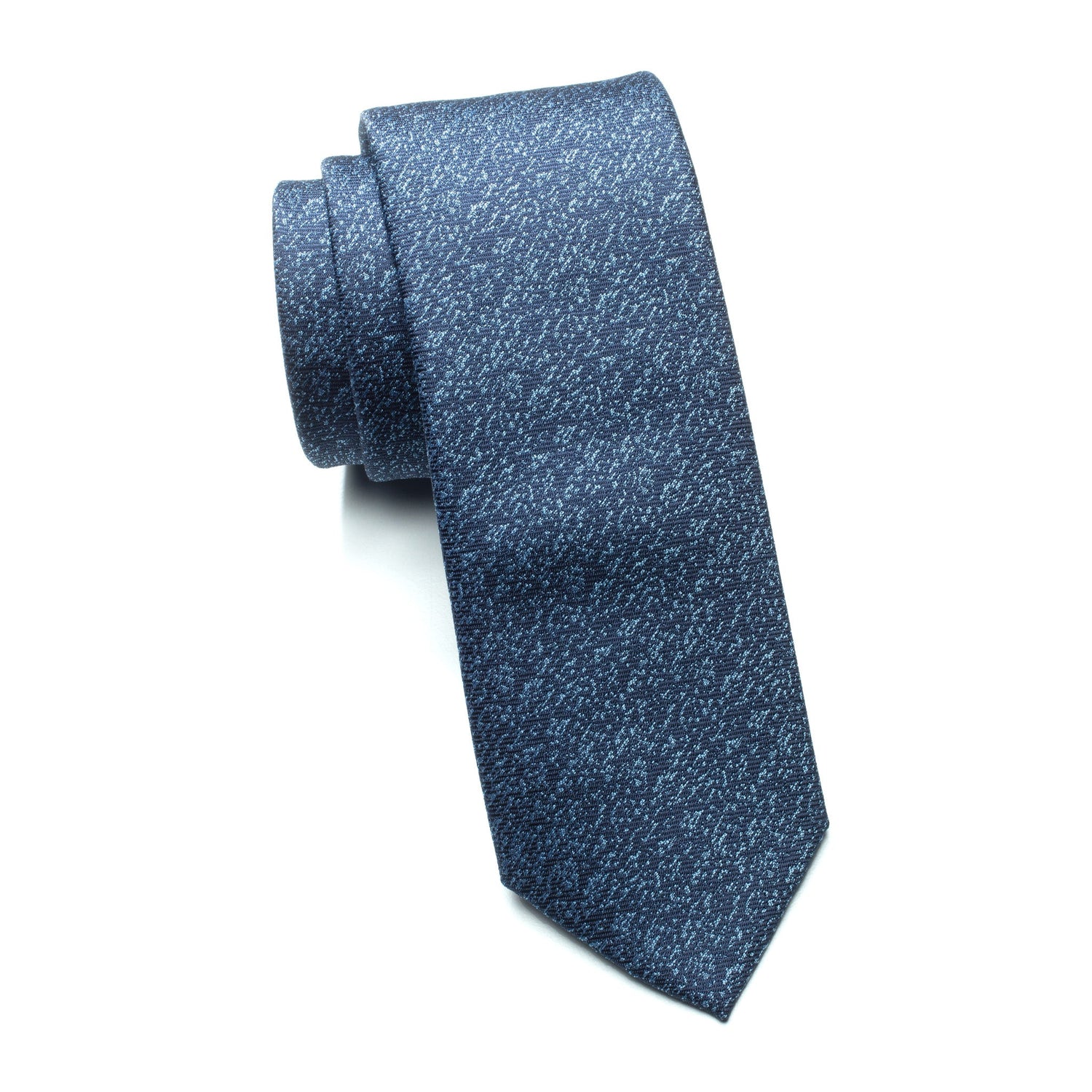 Boys Cache Tie – Blue Static