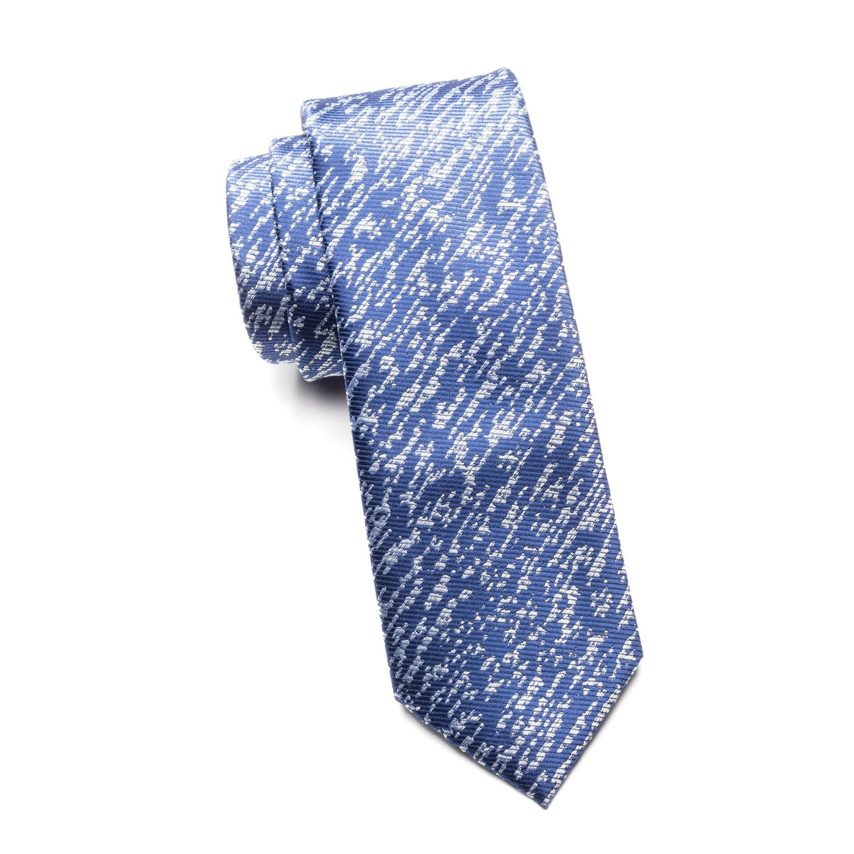 Boys Cache Tie – Indigo Pixel Fade