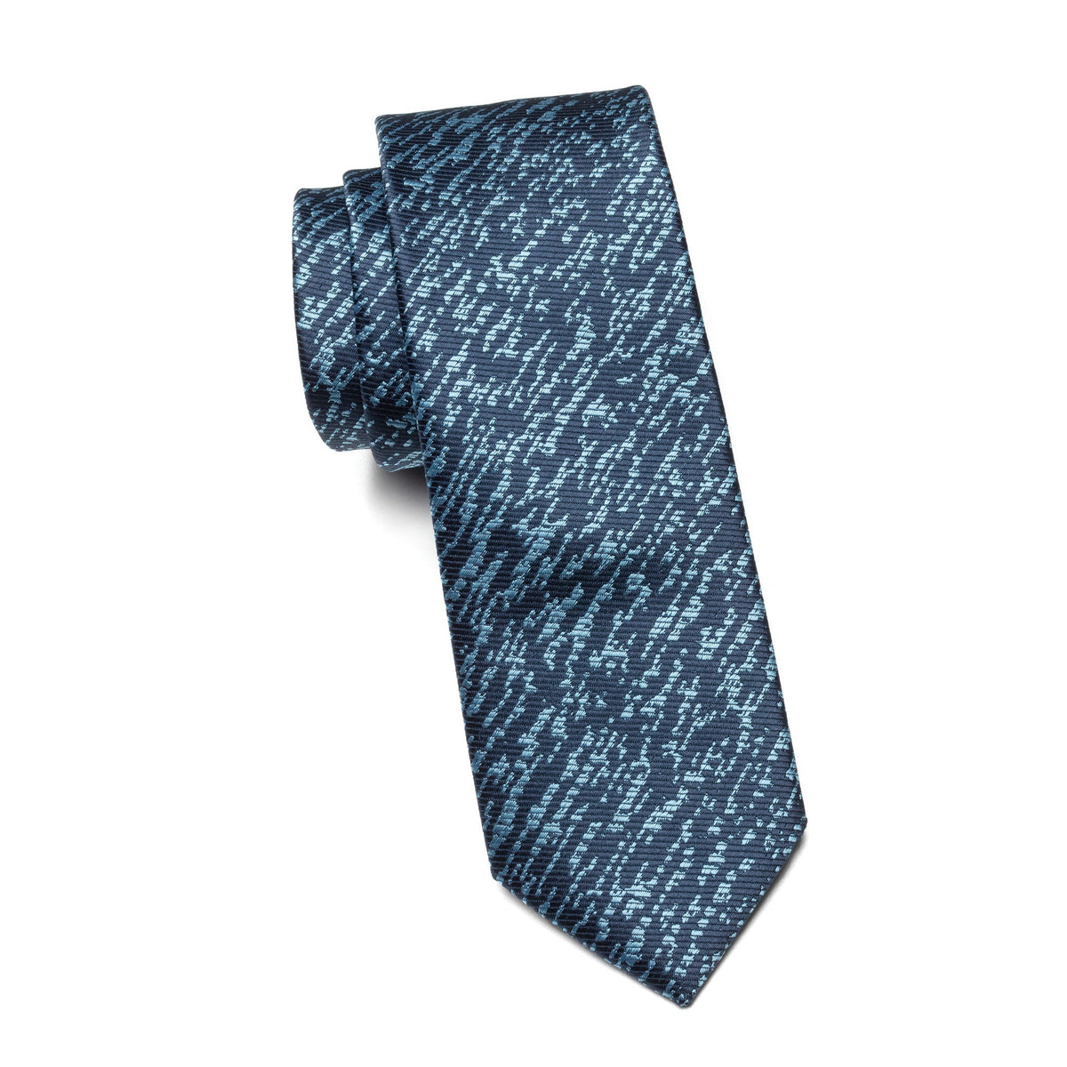 Boys Cache Tie – Midnight Pixel Fade