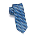 Boys Cache Tie - Blue Diamond Prism