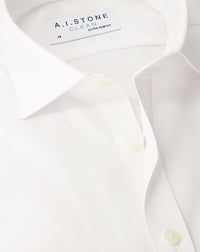 CLEAN Boys Twill NON IRON Cutaway Collar in French Cuff
