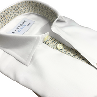 CLEAN Boys Twill NON IRON Cutaway Collar Shirt Long Sleeves Contrast 8