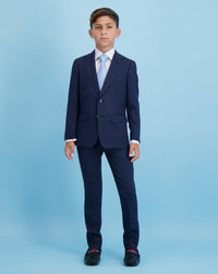 CLEAN Boys Twill NON IRON Cutaway Collar in French Cuff