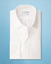 CLEAN Boys Twill Spread Collar Classic Fit Short Sleeves