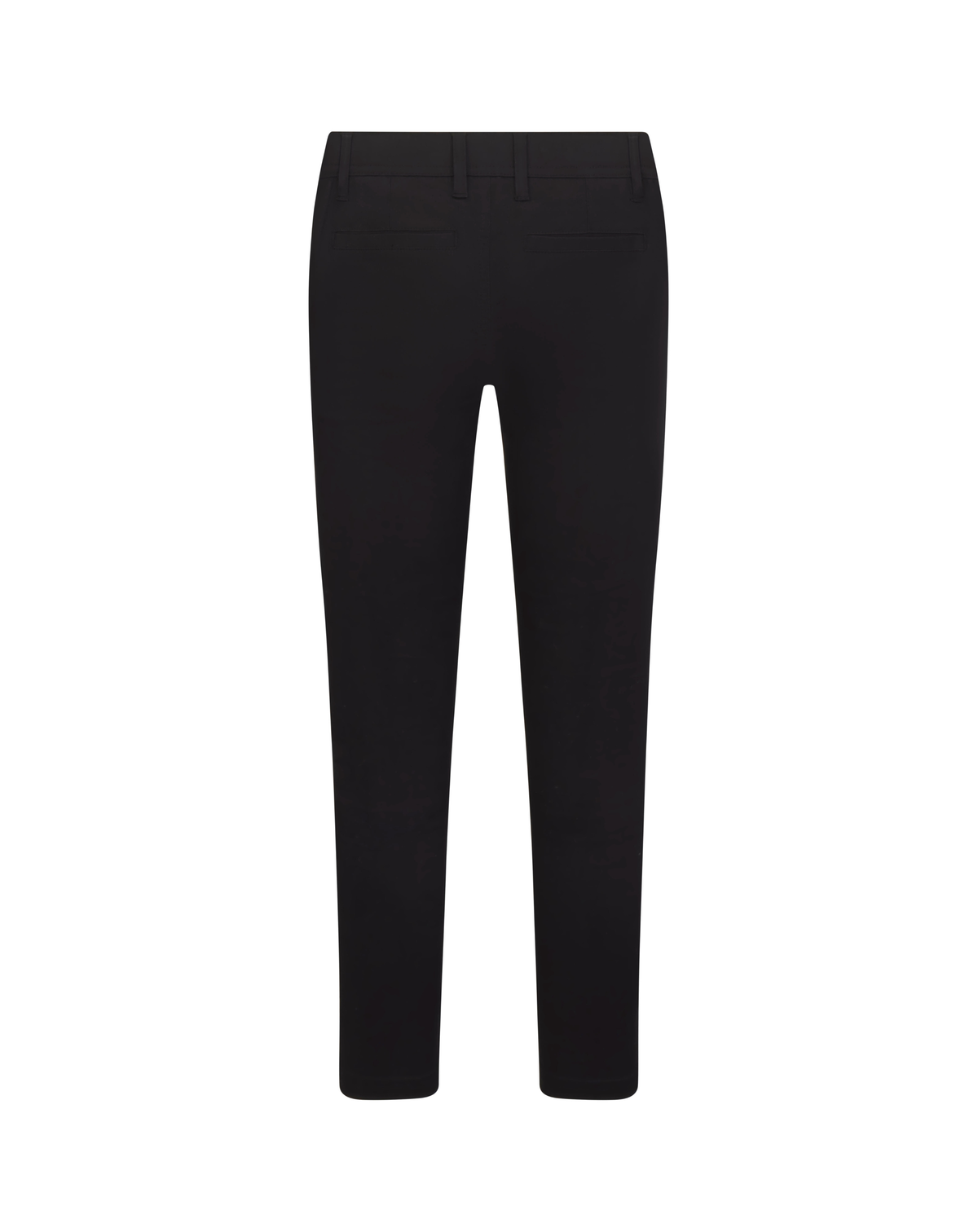 Boys Caribou black 5-pocket pant, back