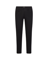 Boys Caribou black 5-pocket pant, front