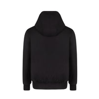 The Men's HALO Hoodie in black, back view