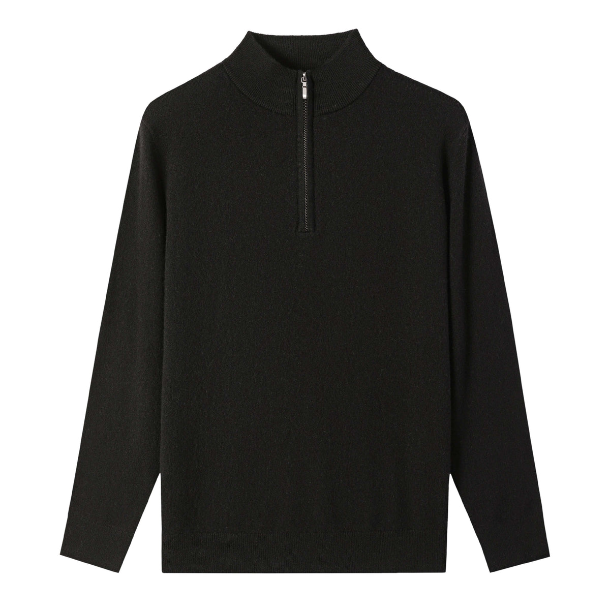 100% Cashmere Quarter-Zip Sweater