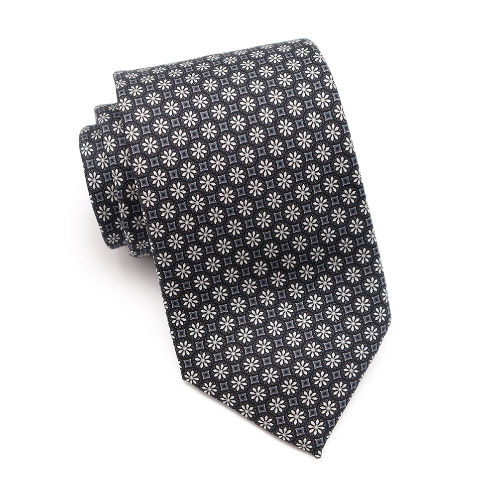 Mens Ledberry Silk Tie - Nightshade