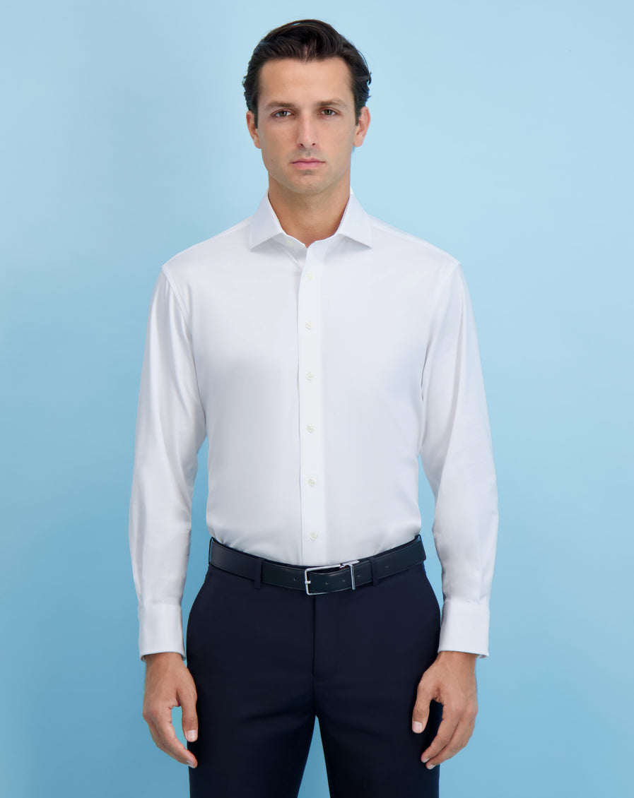Mens Knit Stretch Shirt