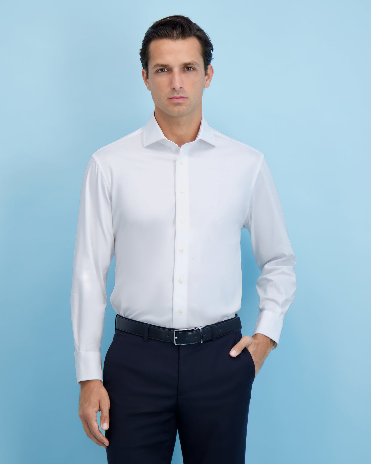 Mens Cloud Stretch Knit Performance Stretch Shirt