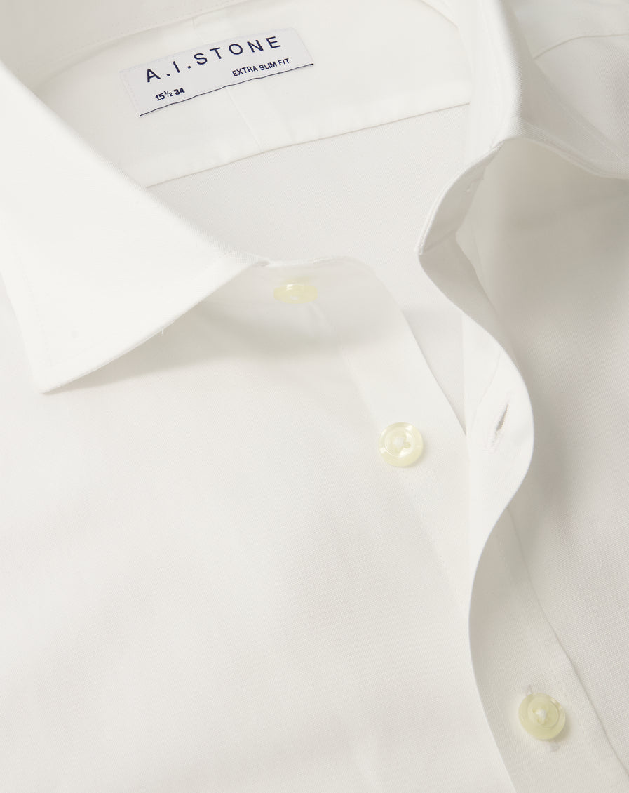 Mens Stretch Pinpoint, Cutaway Collar Slim Fit