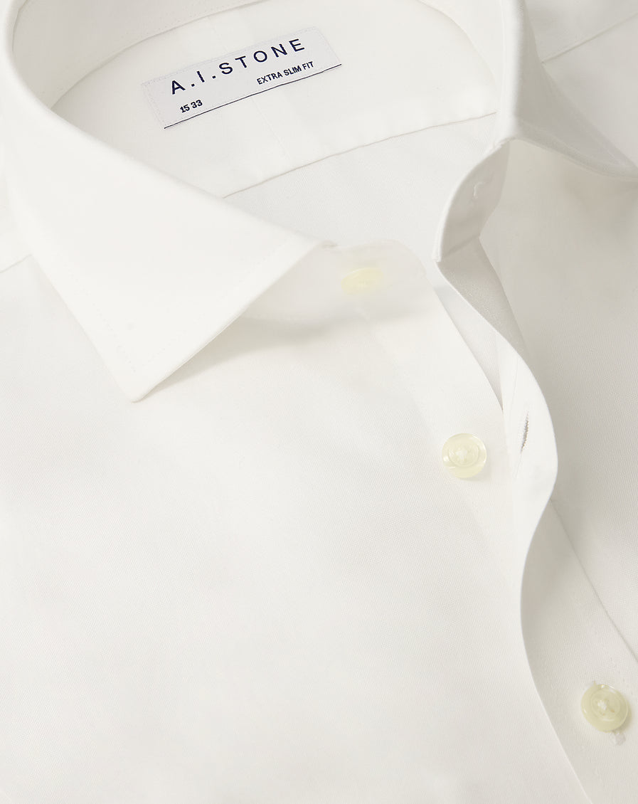 Mens Pinpoint Cutaway Collar NON IRON Extra Slim Fit With a Pocket