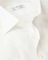 Mens Stretch Pinpoint, Spread Collar Extra Slim Fit