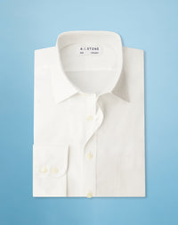 Mens Pinpoint Spread Collar NON IRON Classic Fit with Pocket
