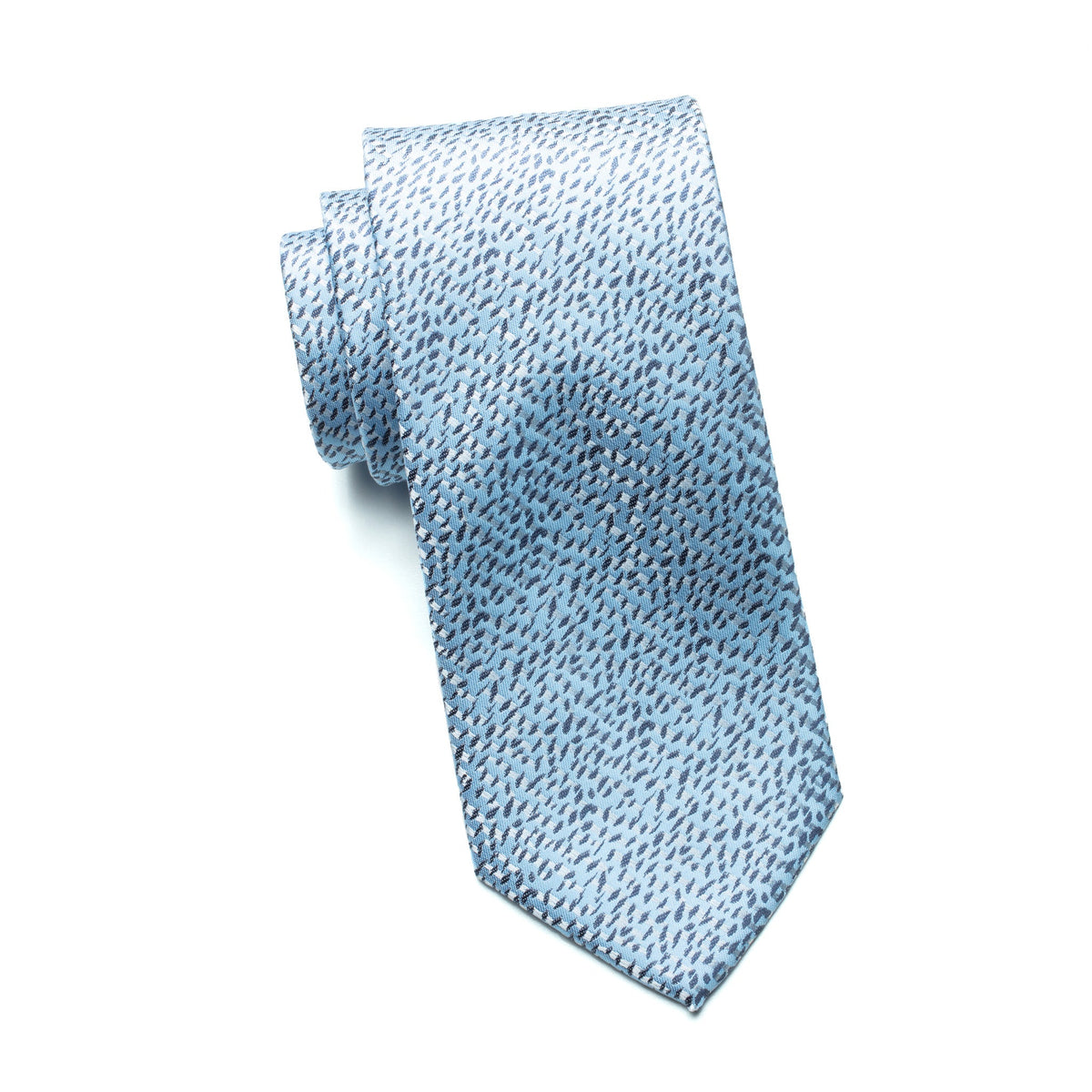 Mens Aurelio & Co Tie – Glacier Micrograin