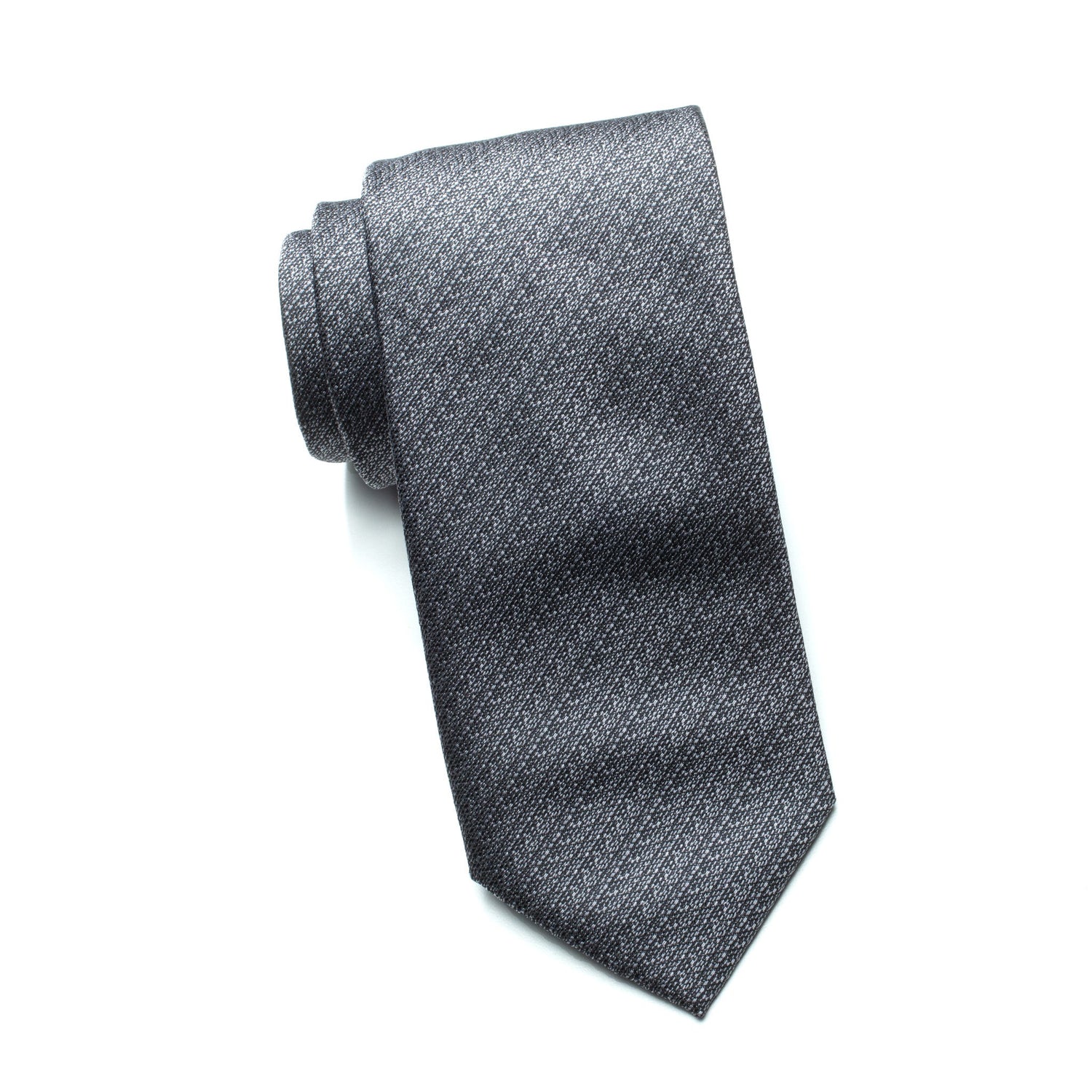 Mens Aurelio & Co Tie – Graphite Stitch