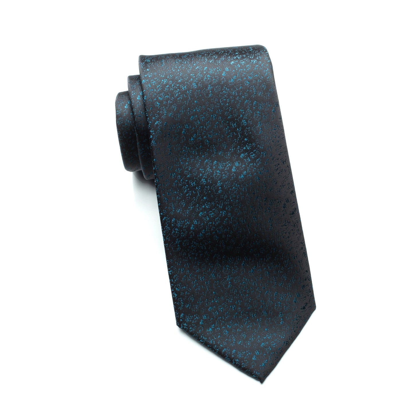 Mens Aurelio & Co Tie – Midnight Teal Speckle