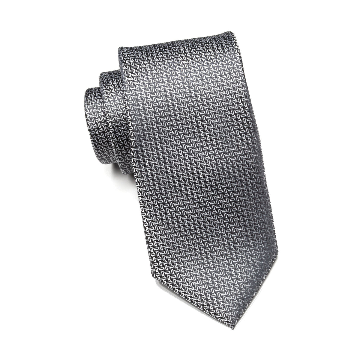 Mens Aurelio & Co Tie – Graphite Maze